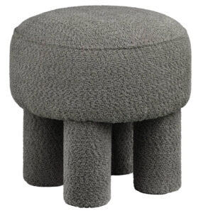 Nordic Living &Scaron;ed&yacute; taburet Kanberra 43 cm