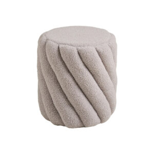 Nordic Living &Scaron;ed&yacute; taburet Sansa 38 cm