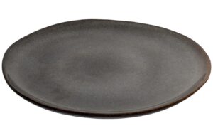 Nordic Living Set čtyř &scaron;edohněd&yacute;ch keramick&yacute;ch tal&iacute;řů Selly 27 cm