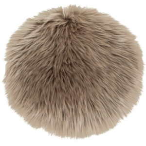 Nordic Living Světle hněd&yacute; podsed&aacute;k Lenny 35 cm z ekokůže