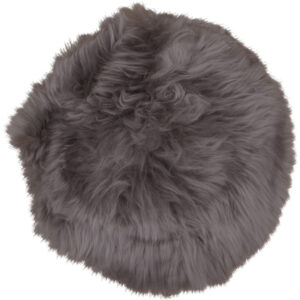 Nordic Living Světle hněd&yacute; podsed&aacute;k Lenny 35 cm z ovč&iacute; kůže