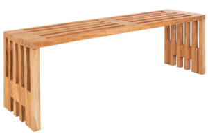 Nordic Living Teakov&aacute; zahradn&iacute; lavice Benta 140 cm