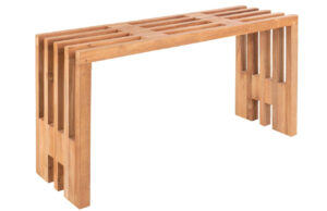 Nordic Living Teakov&aacute; zahradn&iacute; lavice Benta 90 cm