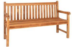 Nordic Living Teakov&aacute; zahradn&iacute; lavice Cambio 150 cm