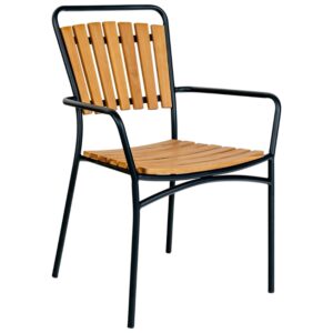 Nordic Living Teakov&aacute; zahradn&iacute; židle Cleveland