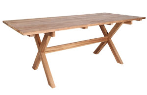 Nordic Living Teakov&yacute; j&iacute;deln&iacute; stůl Mallorka 200 x 90 cm