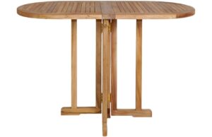 Nordic Living Teakov&yacute; zahradn&iacute; rozkl&aacute;dac&iacute; stůl Elvah 120 x 60 cm