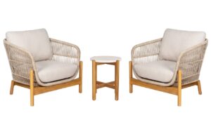 Nordic Living Zahradn&iacute; set křesel a stolku Terracina