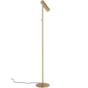 Nordic Living Zlat&aacute; kovov&aacute; stojac&iacute; lampa Aris 150 cm