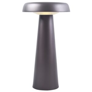 Nordlux Antracitově &scaron;ed&aacute; kovov&aacute; stoln&iacute; LED lampa Arcello