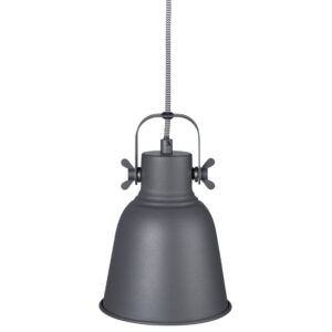 Nordlux Antracitově &scaron;ed&eacute; kovov&eacute; z&aacute;věsn&eacute; světlo Adrian 16 cm
