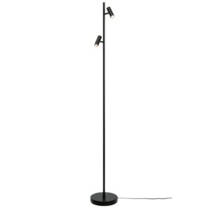 Nordlux Čern&aacute; kovov&aacute; stojac&iacute; lampa Omari 141 cm