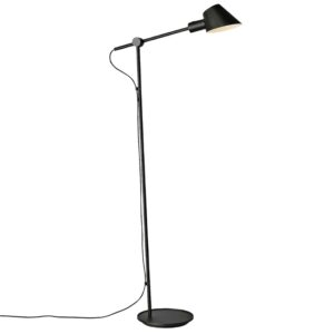 Nordlux Čern&aacute; kovov&aacute; stojac&iacute; lampa Stay 135 cm