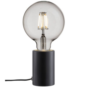 Nordlux Čern&aacute; mramorov&aacute; stoln&iacute; lampa Siv