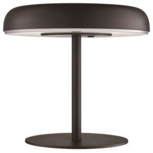 Nordlux Čern&aacute; zahradn&iacute; stoln&iacute; LED lampa Elmer Solar