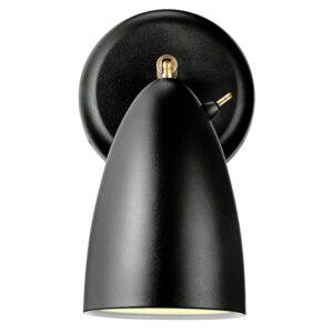 Nordlux Čern&eacute; kovov&eacute; n&aacute;stěnn&eacute; světlo Nexus