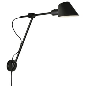 Nordlux Čern&eacute; kovov&eacute; n&aacute;stěnn&eacute; světlo Stay II.