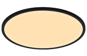 Nordlux Čern&eacute; kovov&eacute; stropn&iacute; LED světlo Oja 60 cm