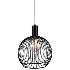 Nordlux Čern&eacute; kovov&eacute; z&aacute;věsn&eacute; světlo Aver 30 cm