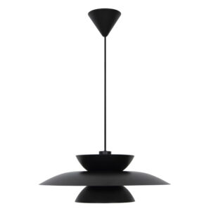 Nordlux Čern&eacute; kovov&eacute; z&aacute;věsn&eacute; světlo Carmen 45 cm