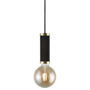 Nordlux Čern&eacute; kovov&eacute; z&aacute;věsn&eacute; světlo Galloway