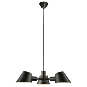 Nordlux Čern&eacute; kovov&eacute; z&aacute;věsn&eacute; světlo Stay 60 cm