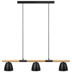 Nordlux Čern&eacute; kovov&eacute; z&aacute;věsn&eacute; světlo Theo 92