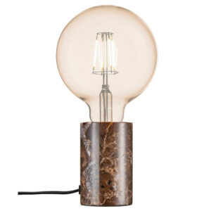 Nordlux Hněd&aacute; mramorov&aacute; stoln&iacute; lampa Siv