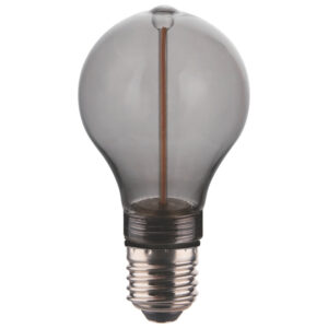 Nordlux Kouřově &scaron;ed&aacute; dekorativn&iacute; stm&iacute;vateln&aacute; LED ž&aacute;rovka Deco A60 E27 2W