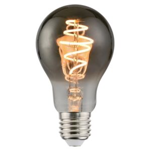 Nordlux Kouřově &scaron;ed&aacute; dekorativn&iacute; stm&iacute;vateln&aacute; LED ž&aacute;rovka Spiral Deco Standard E27 4