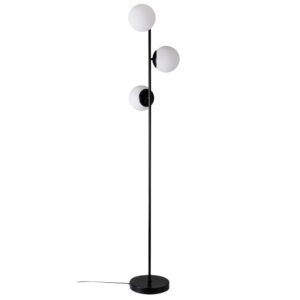 Nordlux Op&aacute;lově b&iacute;l&aacute; skleněn&aacute; stojac&iacute; lampa Lilly 150 cm
