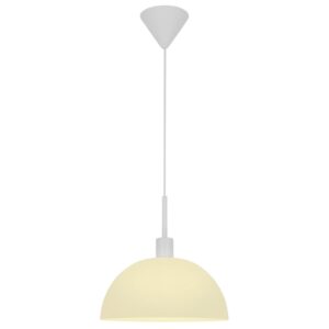 Nordlux Op&aacute;lově b&iacute;l&eacute; skleněn&eacute; z&aacute;věsn&eacute; světlo Ellen 30 cm