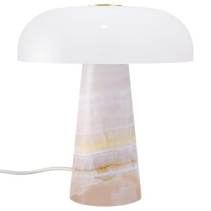 Nordlux Růžov&aacute; mramorov&aacute; stoln&iacute; lampa Glossy Mini