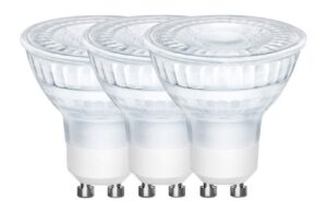 Nordlux Set tř&iacute; transparentn&iacute;ch LED ž&aacute;rovek GU10 4