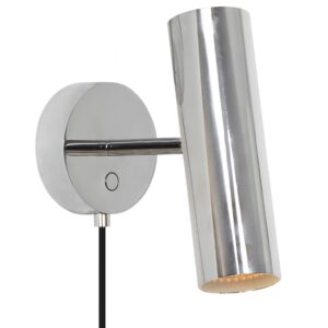 Nordlux Stř&iacute;brn&eacute; kovov&eacute; n&aacute;stěnn&eacute; světlo Mib