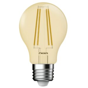 Nordlux Žlut&aacute; dekorativn&iacute; stm&iacute;vateln&aacute; LED ž&aacute;rovka Classic Deco Standard E27 4
