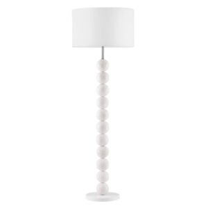 Nova Luce B&iacute;l&aacute; stojac&iacute; lampa Chamois 155 cm