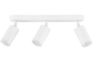 Nova Luce B&iacute;l&eacute; kovov&eacute; bodov&eacute; světlo Mao 38 cm