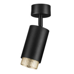 Nova Luce Čern&eacute; bodov&eacute; světlo Nessi ll. 6 cm