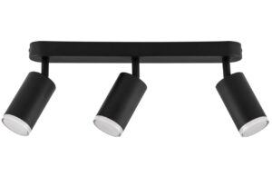 Nova Luce Čern&eacute; kovov&eacute; bodov&eacute; světlo Mao 38 cm