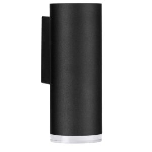 Nova Luce Čern&eacute; kovov&eacute; n&aacute;stěnn&eacute; světlo Mao 5