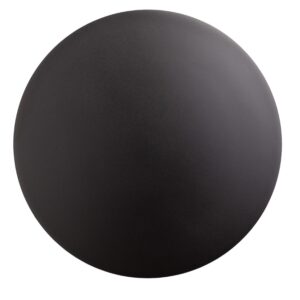 Nova Luce Čern&eacute; kovov&eacute; venkovn&iacute; n&aacute;stěnn&eacute; LED světlo Cooper 24 cm