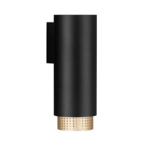 Nova Luce Čern&eacute; n&aacute;stěnn&eacute; světlo Nessi