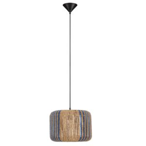 Nova Luce Modr&eacute; z&aacute;věsn&eacute; světlo Abby 33 cm