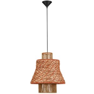 Nova Luce Oranžov&eacute; z&aacute;věsn&eacute; světlo Copos 40 cm