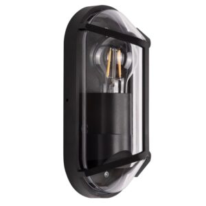 Nova Luce Tmavě &scaron;ed&eacute; venkovn&iacute; n&aacute;stěnn&eacute; světlo Amel