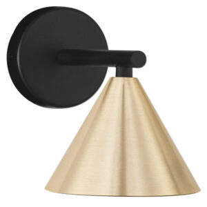 Nova Luce Zlat&eacute; kovov&eacute; n&aacute;stěnn&eacute; světlo Conico