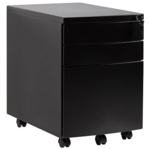 Office 360 Čern&yacute; kovov&yacute; poj&iacute;zdn&yacute; kontejner Rally 39 x 55 cm