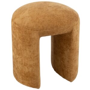 Okrově žlut&aacute; čalouněn&aacute; stolička J-line Tammy 44 cm