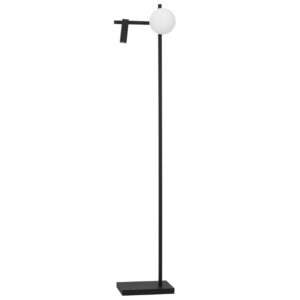 Op&aacute;lově b&iacute;l&aacute; skleněn&aacute; stojac&iacute; LED lampa Nova Luce Joline 150 cm